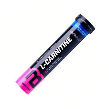 BioTech L-Carnitine, 20 шипучих таблеток - Малина-чорниця CN187-1 фото