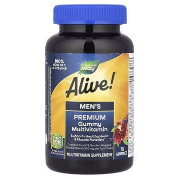 Nature's Way Alive! Men's Premium, 75 желеек CN16219 фото