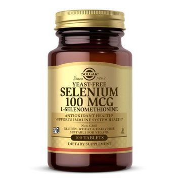 Solgar Selenium 100 mcg, 100 таблеток CN12425 фото