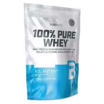 BioTech 100% Pure Whey, 454 грамм - Ваниль-бурбон CN2794-1 фото