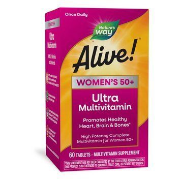 Nature's Way Alive! Once Daily Women's 50+ Ultra Potency, 60 таблеток CN12295 фото
