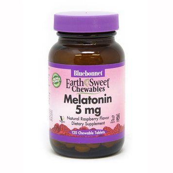Bluebonnet Nutrition Earth Sweet Chewables Melatonin 5 mg, 120 жевательных таблеток CN5114 фото
