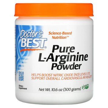 Doctor's Best Pure L-Arginine Powder, 300 грамм CN9328 фото