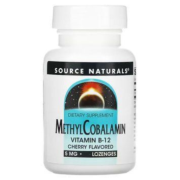 Source Naturals Methylcobalamin 5 mg, 60 леденцов - Вишня CN12539-1 фото