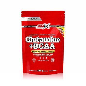 AMIX L-Glutamine + BCAA, 250 грамм - Манго CN9141-6 фото