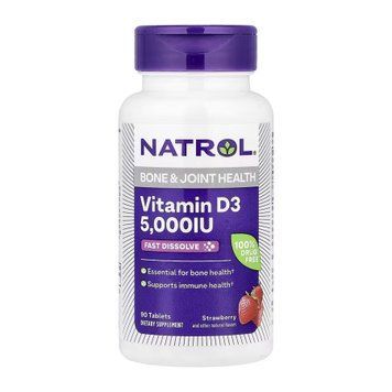 Vitamin D3 5,000 IU - 90 tabs 2023-10-6212 фото