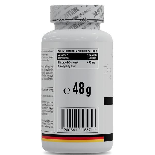MST Nutrition NAC, 60 капсул CN16133 фото