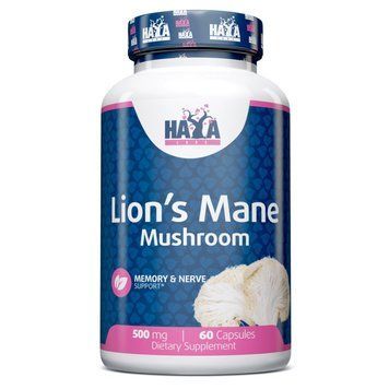 Haya Labs Lion's Mane Mushroom 500 mg, 60 капсул CN12232 фото