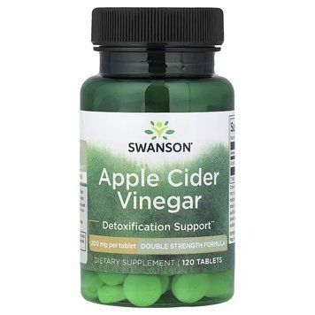 Swanson Apple Cider Vinegar 200 mg Double Strength, 120 таблеток CN20206-1 фото