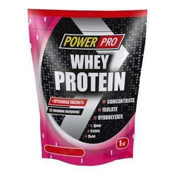 Power Pro Whey Protein, 1 кг - Клубника CN102-1 фото