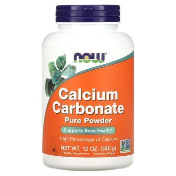 NOW Calcium Carbonate, 340 грамм CN4298 фото