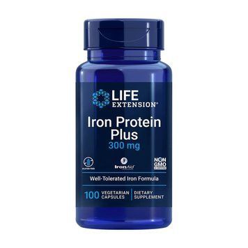 Life Extension Iron Protein Plus 300 mg, 100 вегакапсул CN14051 фото