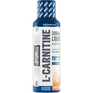 Applied Nutrition L-Carnitine Liquid 3000, 480 мл - Апельсин CN6454-1 фото