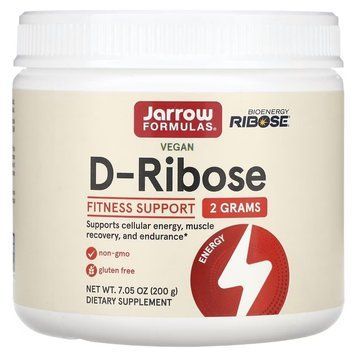 Jarrow Formulas D-Ribose, 200 грамм CN16592 фото