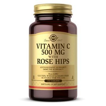 Solgar Vitamin C 500 mg, 250 таблеток CN6145 фото