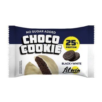 FitWin Protein Cookie 25% Glazed, 40 грамів - Black and White CN20128-1 фото