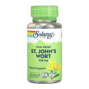 St. John's Wort Aerial 325mg - 100 vcaps 2023-10-6727 фото