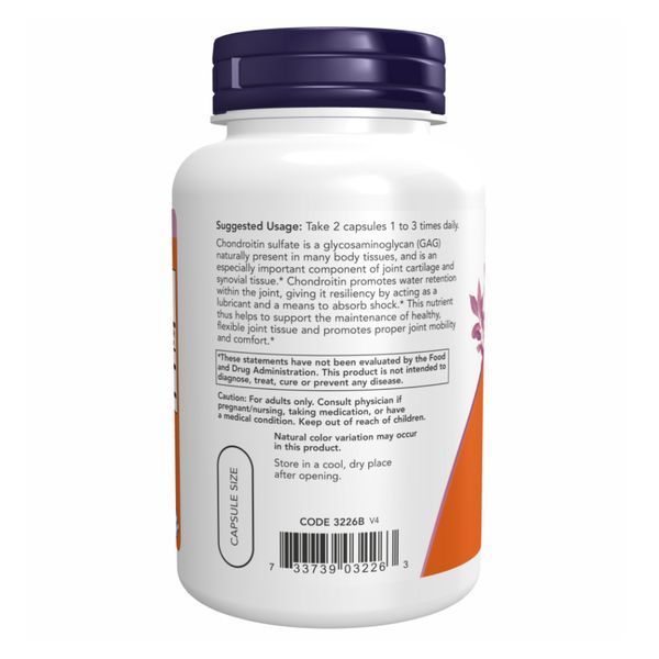 Chondroitin Sulfate 600mg - 120 caps 2022-10-1386 фото