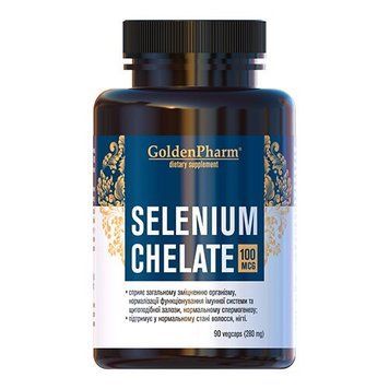 Golden Pharm Selenium Chelate, 90 вегакапсул CN15560 фото