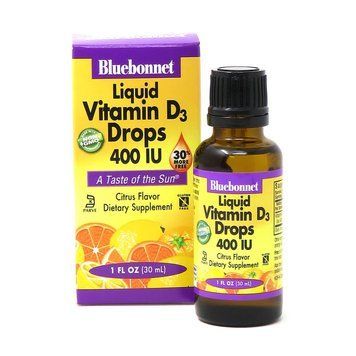 Bluebonnet Nutrition Liquid Vitamin D3 400 IU, 30 мл CN5134 фото