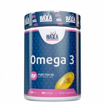 Haya Labs Omega 3 1000 mg, 200 капсул CN10262 фото
