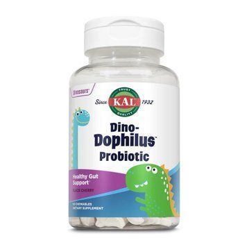 Dino-Dophilus&trade; Kids Probiotic - 60 chewables Black Cherry 2023-10-4416 фото