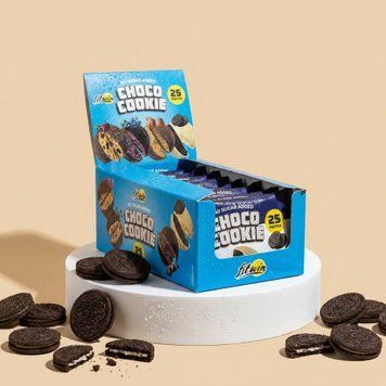 FitWin Protein Cookie 25% Glazed, 10*40 грамів CN20129-1 фото