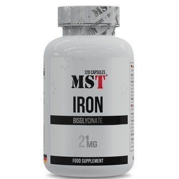 MST Nutrition Iron Bisglycinate, 120 капсул CN16137 фото