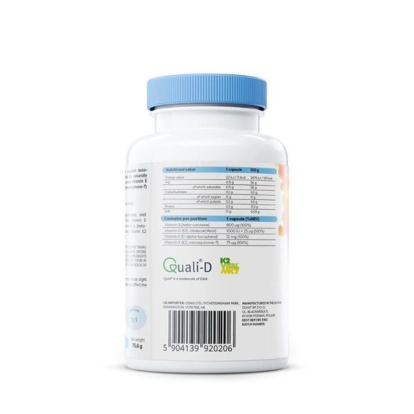 Osavi ADEK Vitamins, 120 капсул CN16983 фото