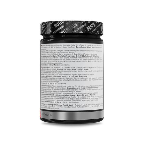 MST Nutrition Creatine Monohydrate, 500 грамм CN19966-1 фото