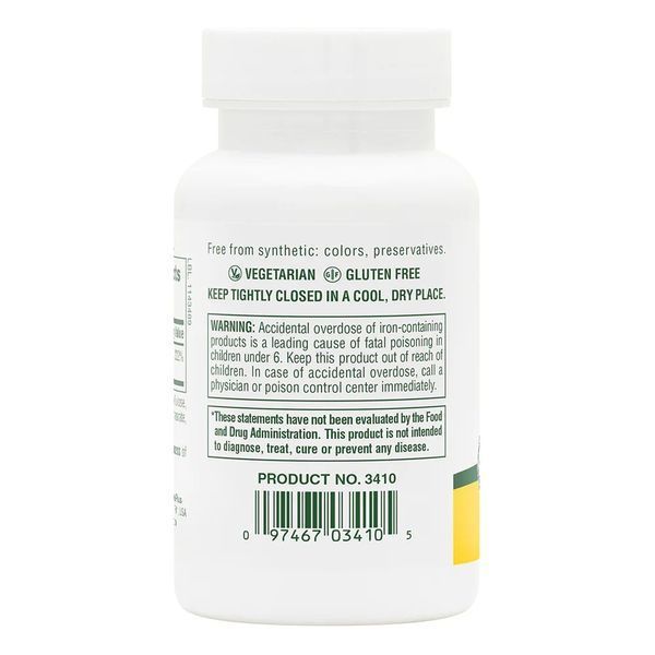 Natures Plus Iron 40 mg, 90 таблеток CN13547 фото