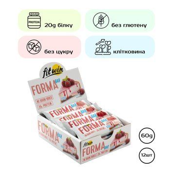 Forma Bar - 12x60g Raspberry Cheesecake 2022-10-1741 фото