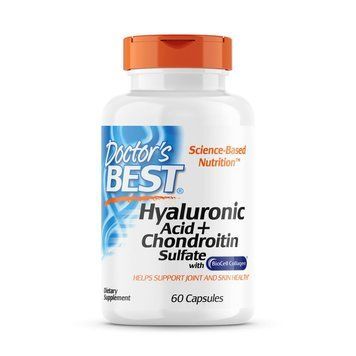 Doctor's Best Hyaluronic Acid with Chondroitin Sulfate, 60 капсул CN7083 фото