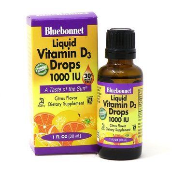 Bluebonnet Nutrition Liquid Vitamin D3 1000 IU, 30 мл CN5135 фото