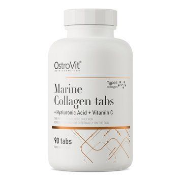 OstroVit Marine Collagen with Hyaluronic Acid and Vitamin C, 90 таблеток CN13819 фото