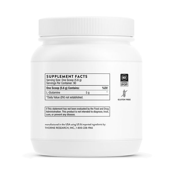 Thorne L-Glutamine, 513 грам CN13945 фото