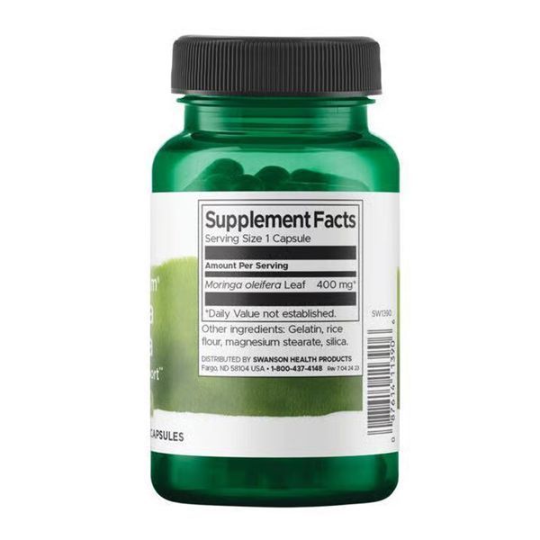 Full Spectrum Moringa Oleifera 400mg - 60 caps 2023-10-5875 фото