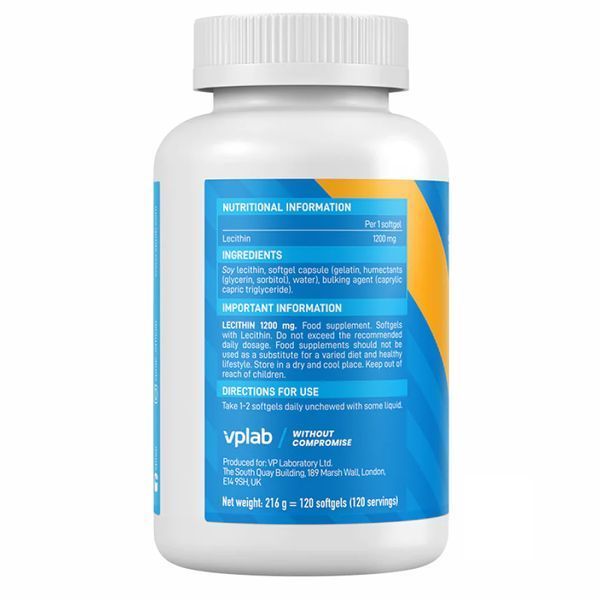 Lecithin 1200 mg - 120 Softgels 2022-10-0498 фото