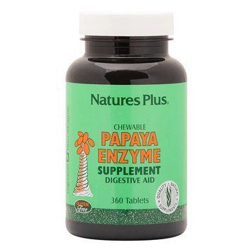 Natures Plus Papaya Enzyme, 360 жевательных таблеток CN11704 фото