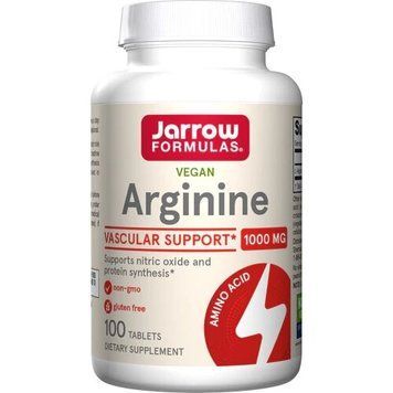 Jarrow Formulas Arginine 1000 mg, 100 таблеток CN8690 фото