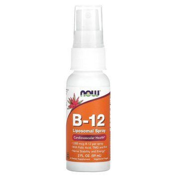 NOW Vitamin B12 Liposomal, 59 мл CN13395 фото