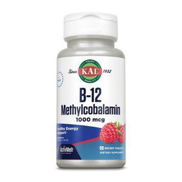 B-12 Methylcobalamin 1000 mcg - 90 tabs Raspberry 2023-10-4418 фото