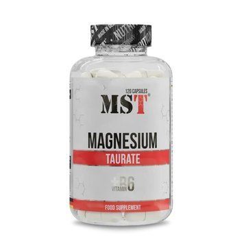 MST Nutrition Magnesium Taurate + Vitamin B6, 120 капсул CN16139 фото
