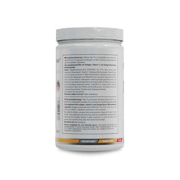MST Nutrition Collagen Peptides + Fortigel, 500 грамм - Апельсин CN15420-1 фото