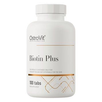 OstroVit Biotin Plus, 100 таблеток CN6289 фото