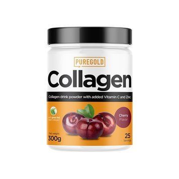 Pure Gold Protein Collagen, 300 грамм - Вишня CN5711-8 фото