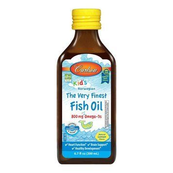 Carlson Labs Kid's The Very Finest Fish Oil, 200 мл - Лимон CN7441-2 фото