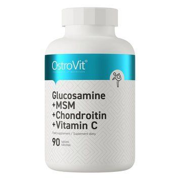 OstroVit Glucosamine+MSM+Chondroitin+Vitamin C, 90 таблеток CN17420 фото