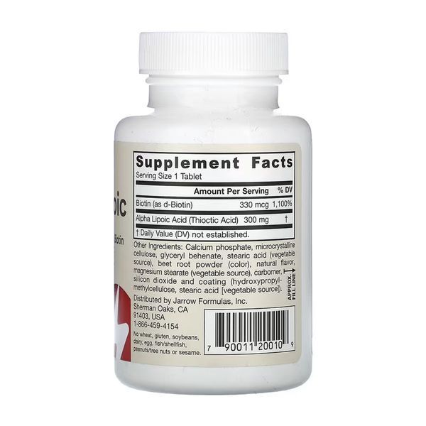 Alpha Lipoic Sustain 300 mg - 60 tabs 2023-10-7153 фото