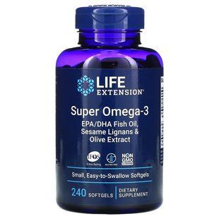 Life Extension Super Omega-3, 240 капсул CN10893 фото